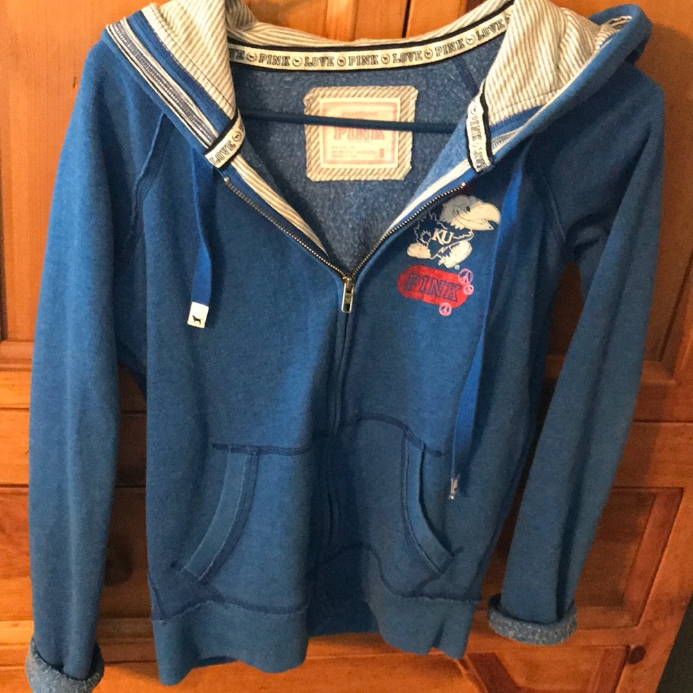 Pink brand KU zip up - Picture 2 of 3